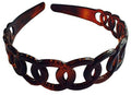 Tortoiseshell headband on a white background
