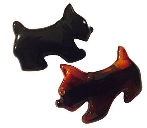 Scotty Dog Barrette