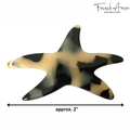 French Amie Star Fish Small Hair Clips Cellulose Acetate Beach Barrette Slide Set of 2: Tokyo
