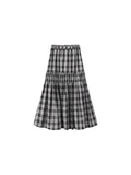 Plaid High Waist Checked Skirt