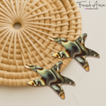 French Amie Star Fish Small Hair Clips Cellulose Acetate Beach Barrette Slide Set of 2: Tokyo