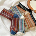 Colorblock Striped Socks