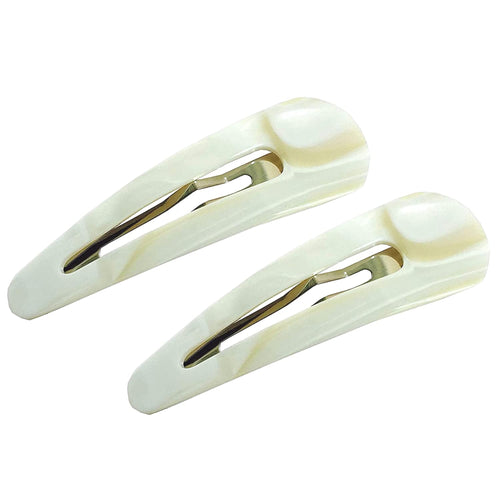 Mother of Pearl Large Barrette Two Pack