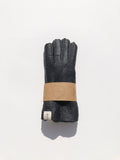 SHEARLING GLOVE: Olive / M/L