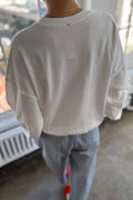 Vintage White Cali Jersey Long Sleeve