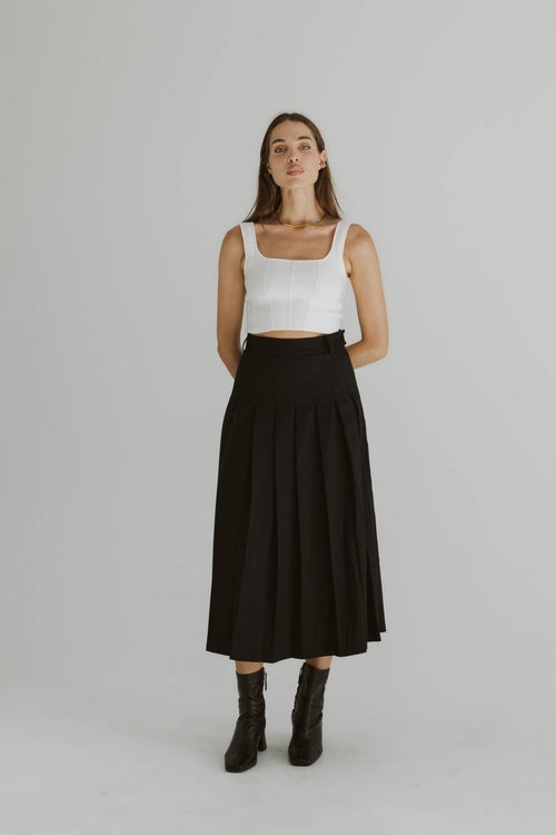 The Hazel Skirt: MEDIUM / BLACK