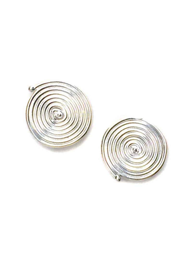 Radial Spiral Earrings Large