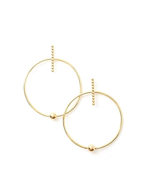 Small Axis Hoop Earrings